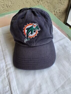 Reebok Navy Blue Dolphin Logo Baseball Cap